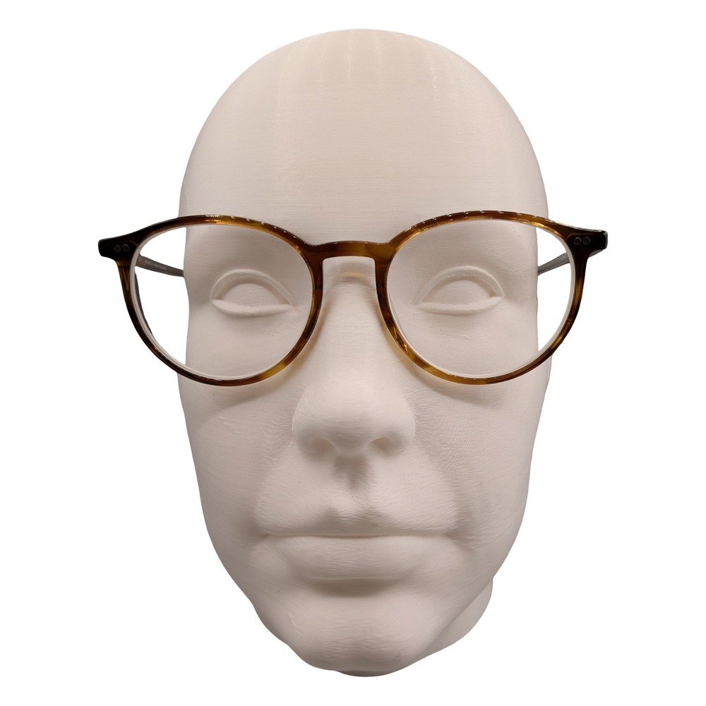 Fielmann MI 039 CL Brown Tortoise Round Eyeglass Frames FM401 50-18-140